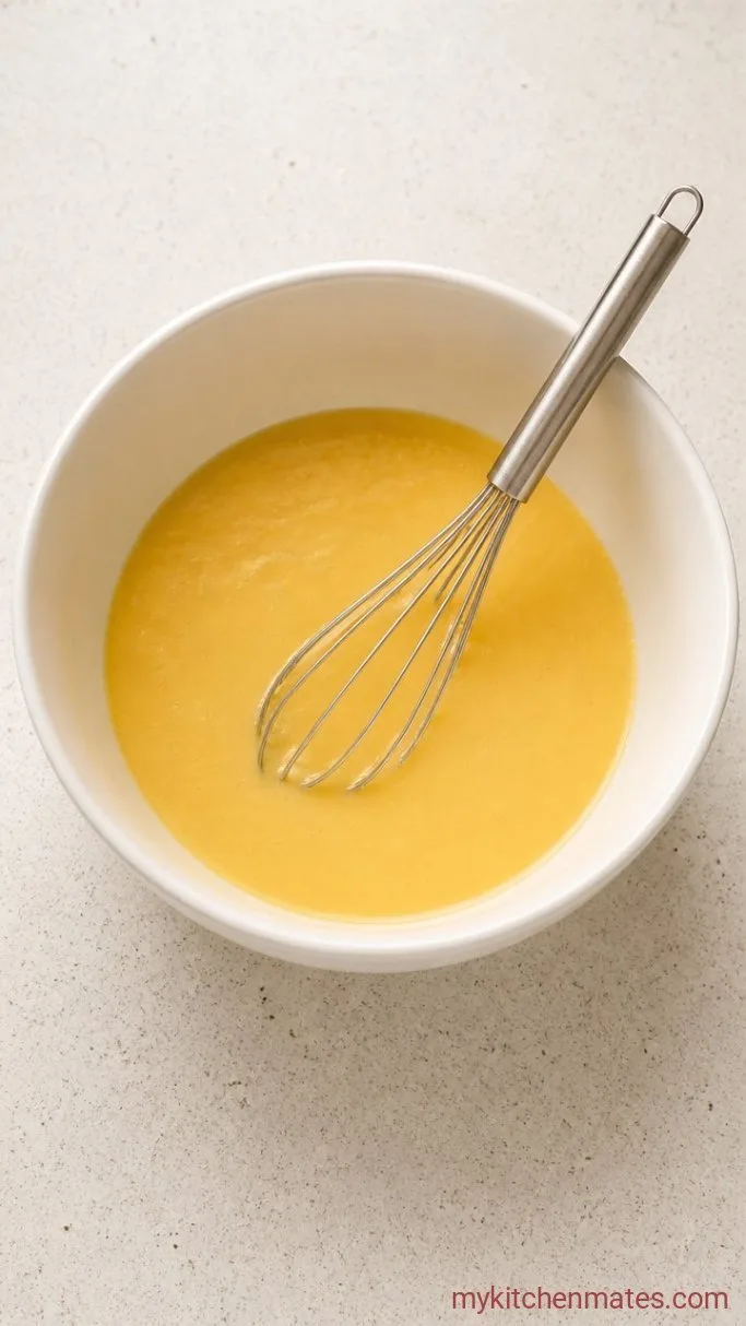 Simple, Moist Coconut Flour Muffins Step 1: Mix the Wet Ingredients