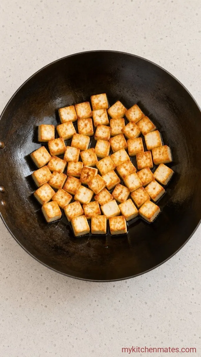 Step 1: Pan-Fry the Tofu
