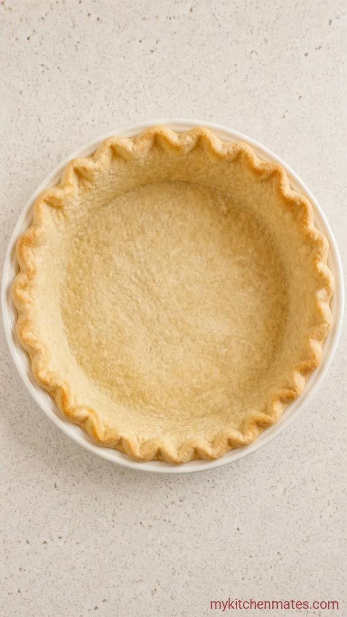 Chocolate Chip Pecan Pie with a Gooey Center Step 1: Par-Bake the Crust