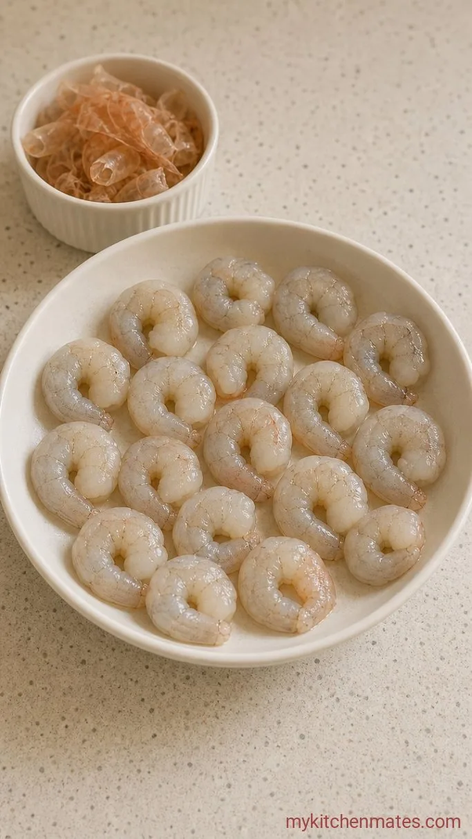 Creamy Shrimp Bisque with Sherry Step 1: Peel and Prep the Shrimp