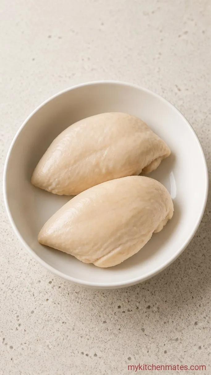 Quick Vietnamese Chicken Salad Step 1: Poach the Chicken