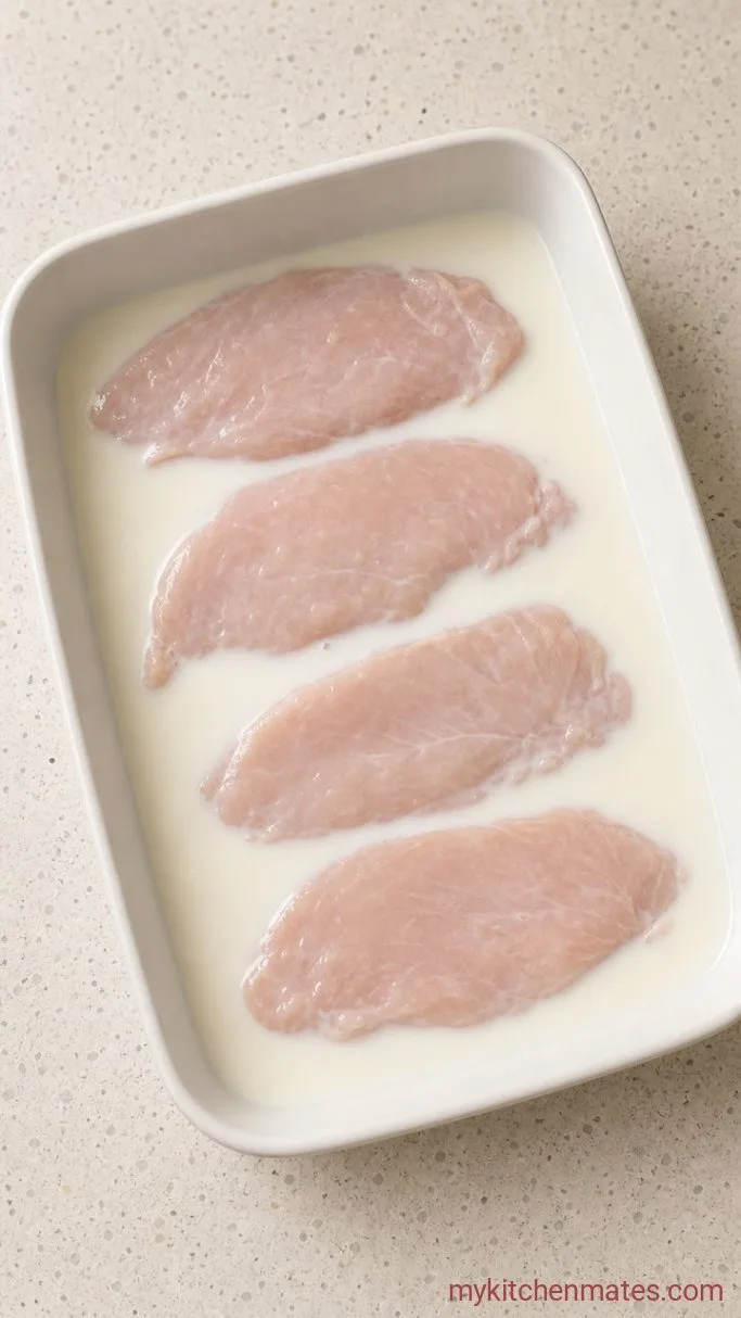 Step 1: Pound and Marinate the Chicken
