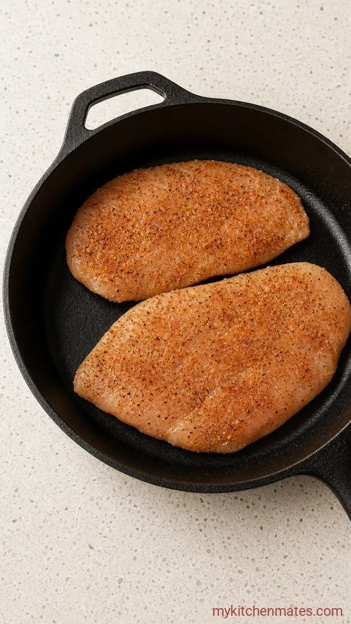 Step 1: Pound and Season the Chicken