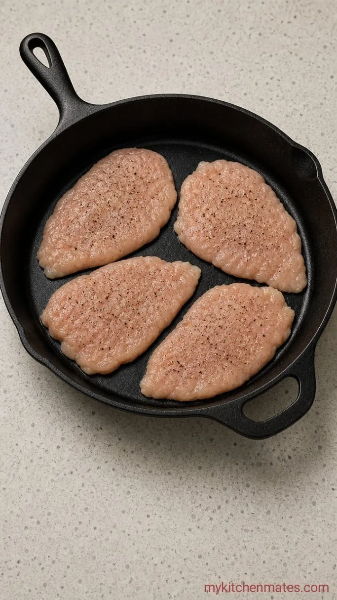 Crispy Chicken Cutlet Sandwich in 30 Minutes Step 1: Pound and Season the Chicken