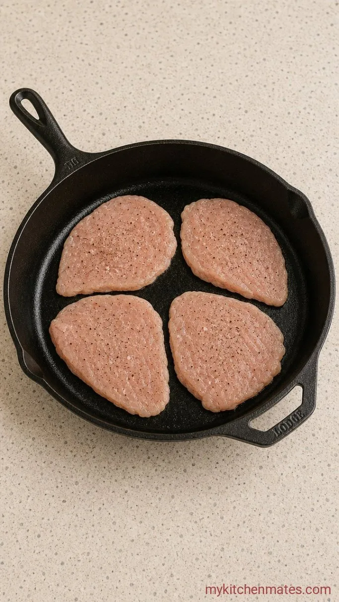 Crispy Italian Chicken Cutlets Step 1: Pound and Season the Chicken