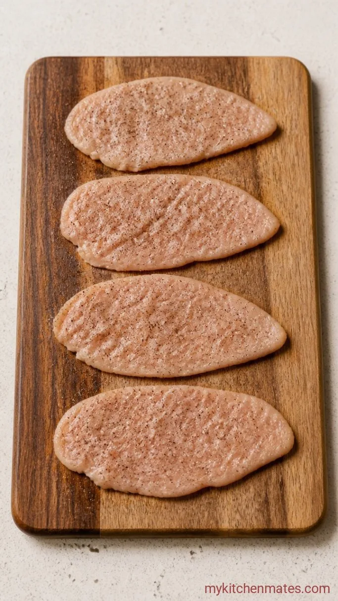 Step 1: Pound and Season the Chicken