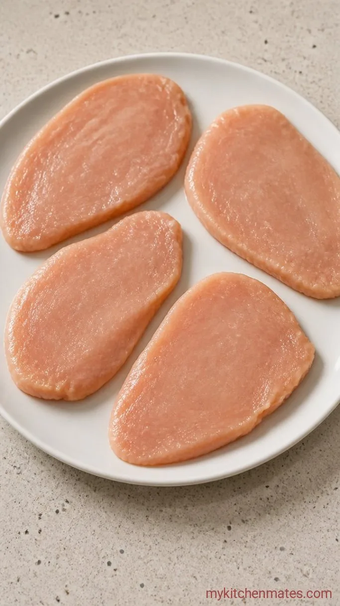 Quick and Crispy Breaded Chicken Breast Step 1: Pound the Chicken