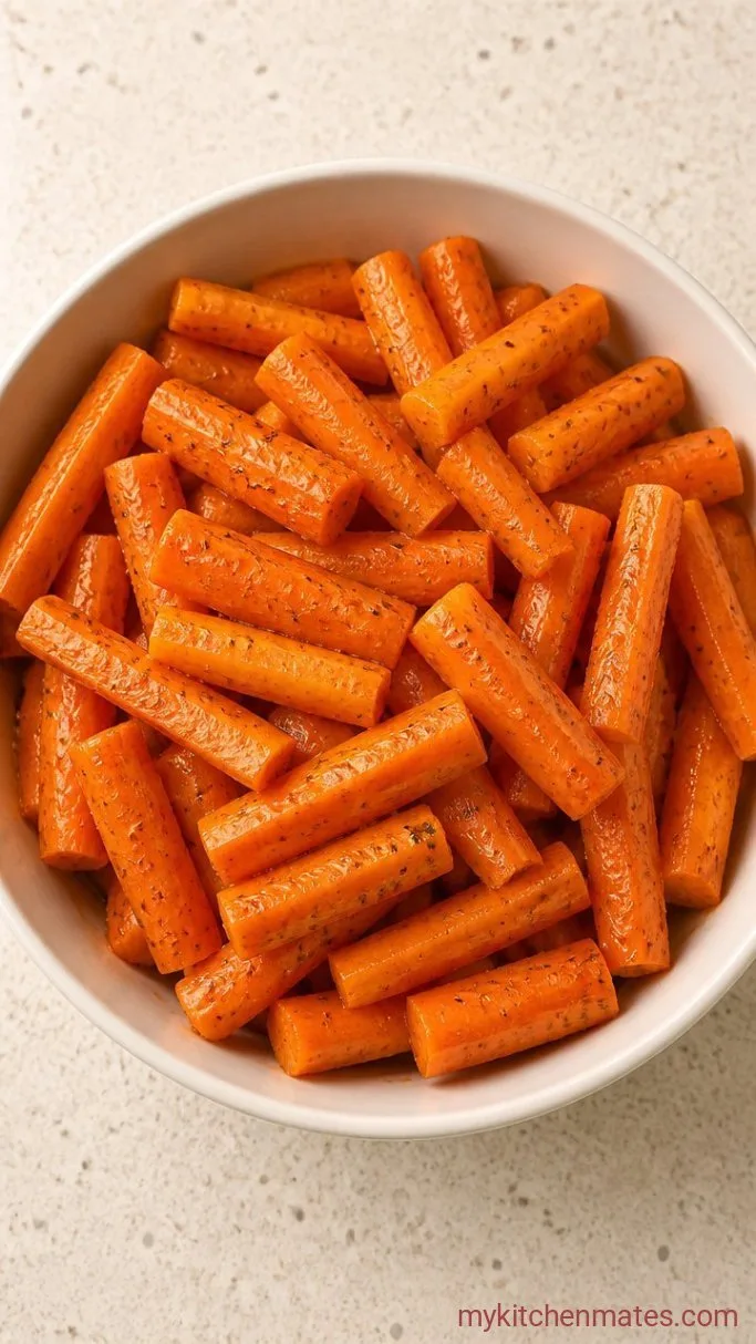 Step 1: Prep and Season the Carrots