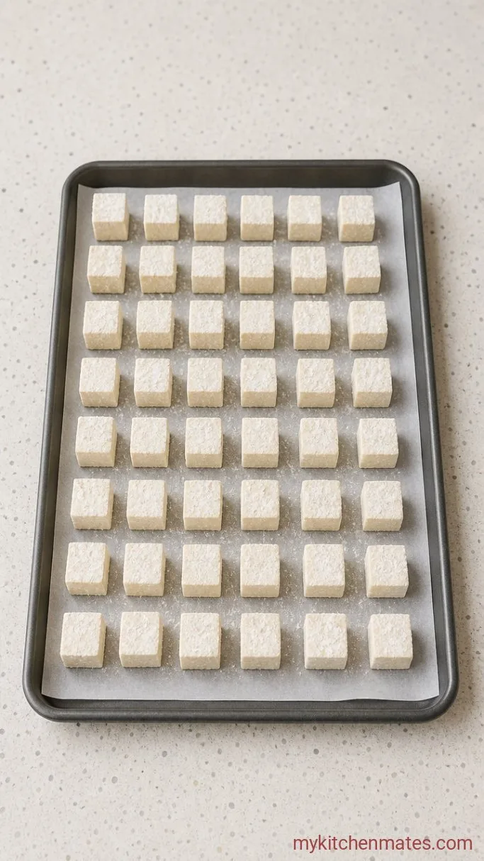 Step 1: Press and Coat the Tofu