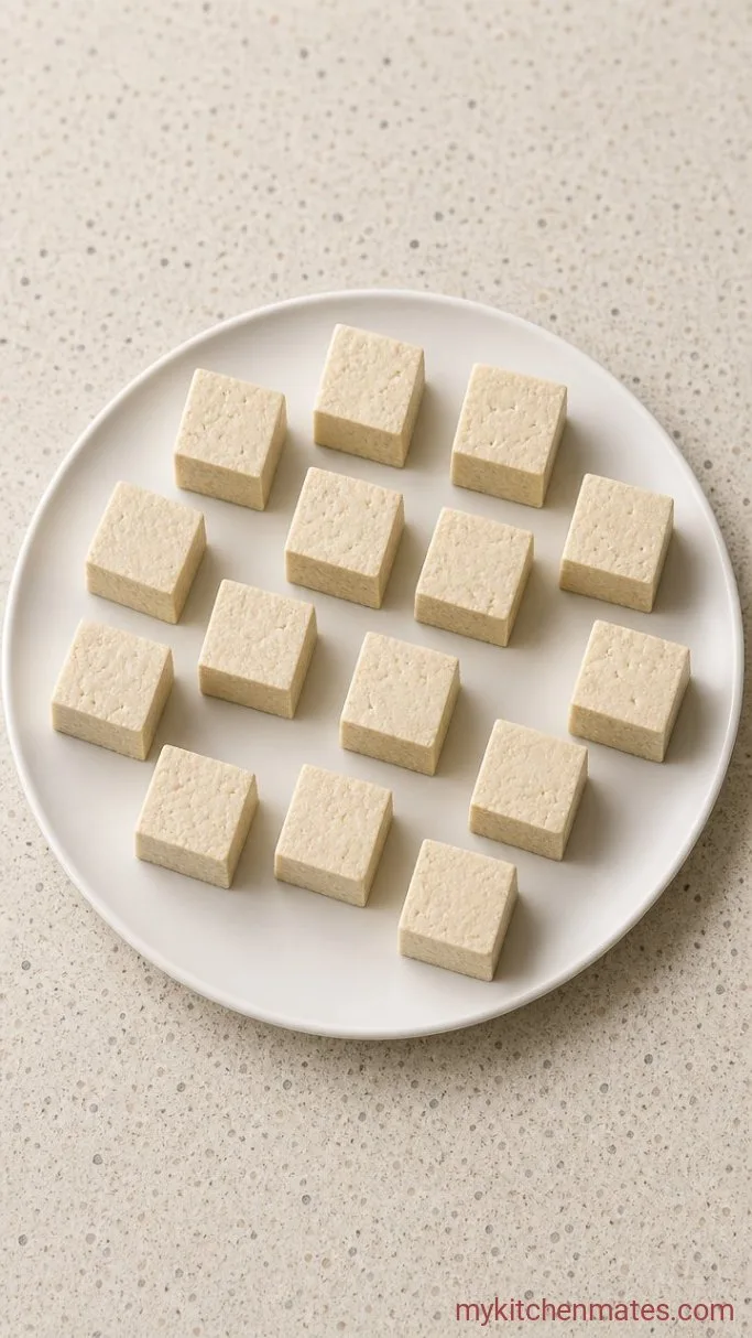 Step 1: Press and Cube the Tofu