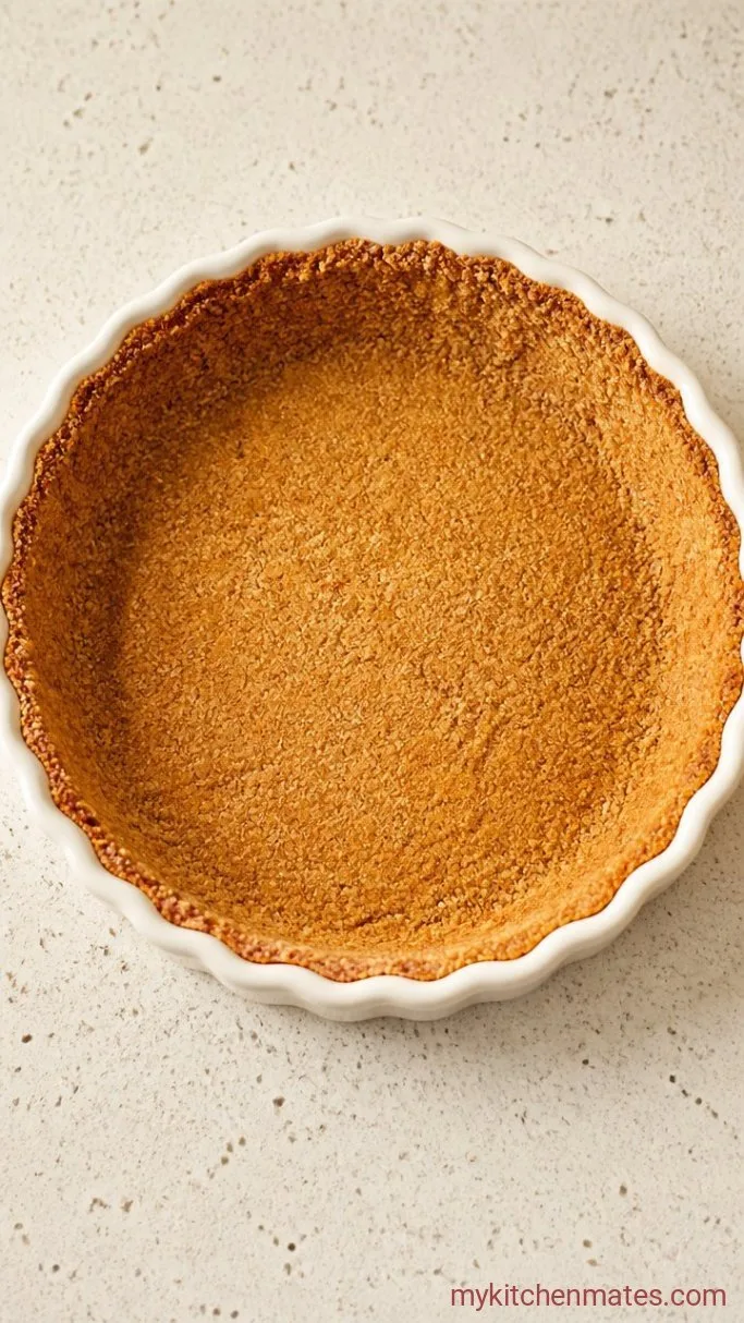 Step 1: Press and Parbake the Brown Butter Crust