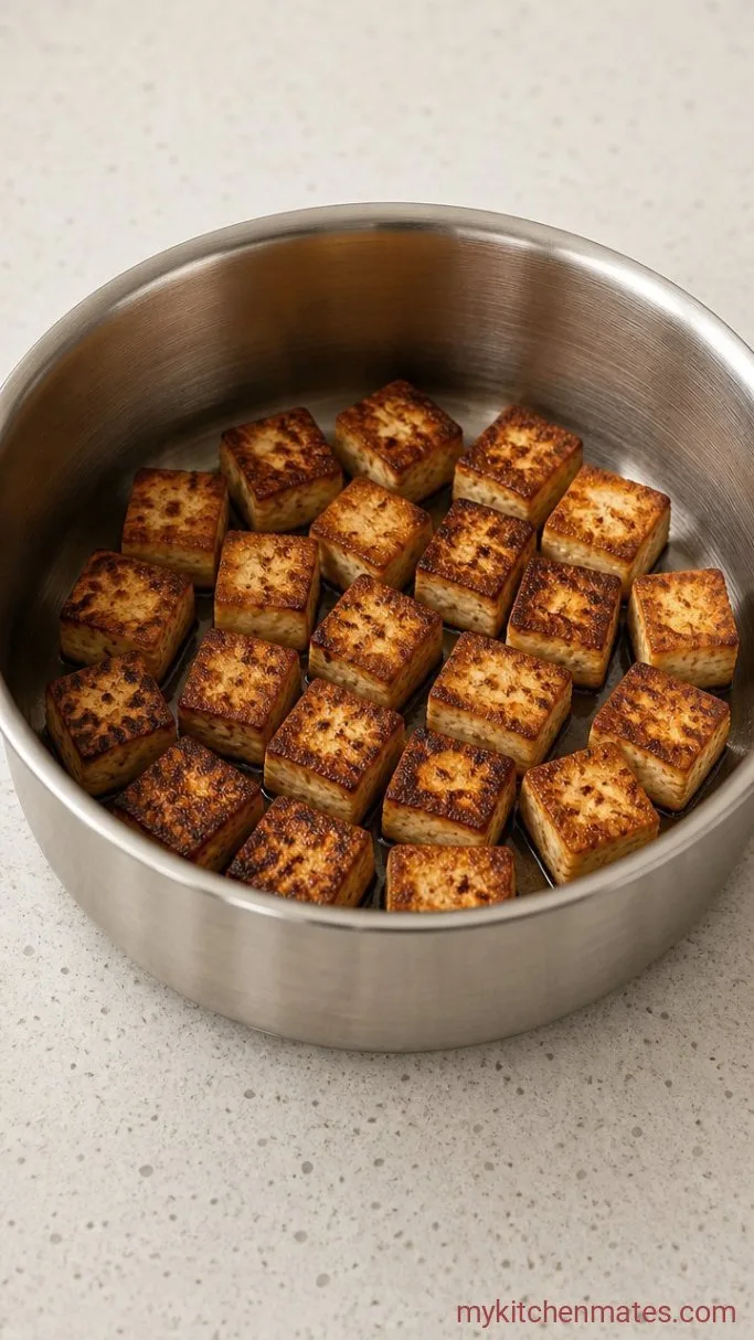 Step 1: Press and Sear the Tofu