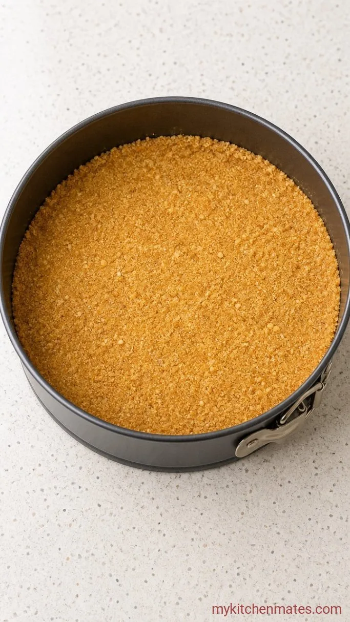 Cheesecake Factory Original Cheesecake Copycat Recipe Step 1: Press the Crust