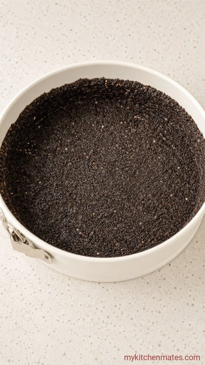 Step 1: Press the Oreo Crust