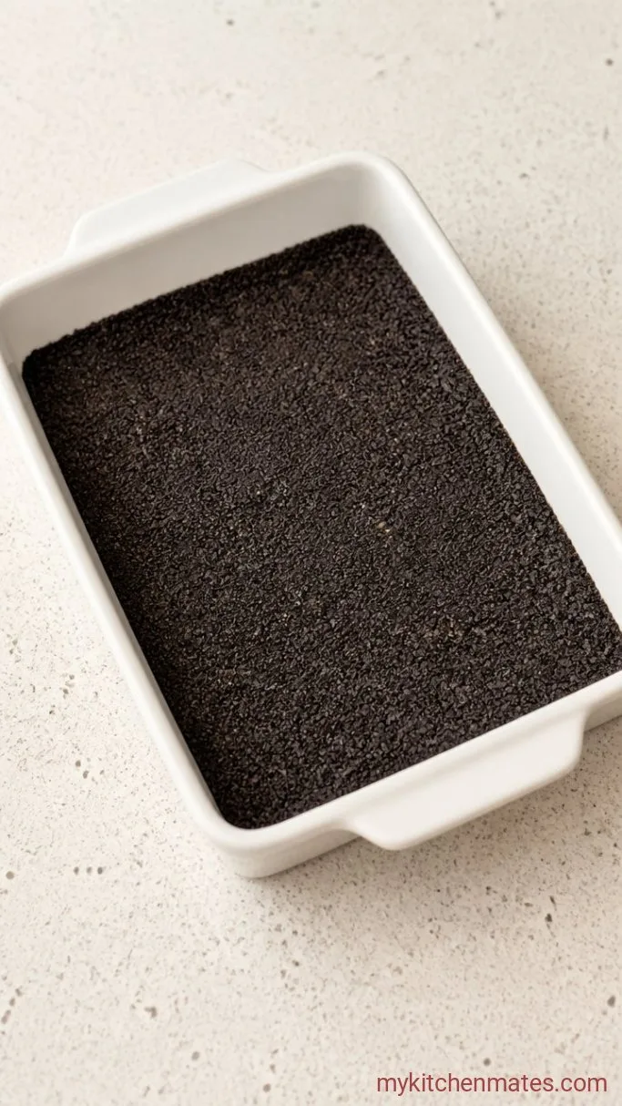Step 1: Press the Oreo Crust