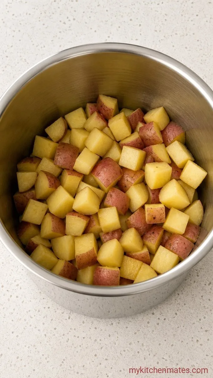 20-Minute Instant Pot Potato Salad Step 1: Pressure Cook the Potatoes