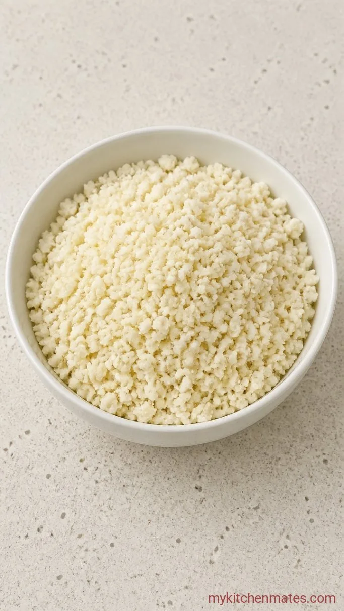 Step 1: Pulse the Cauliflower into Rice