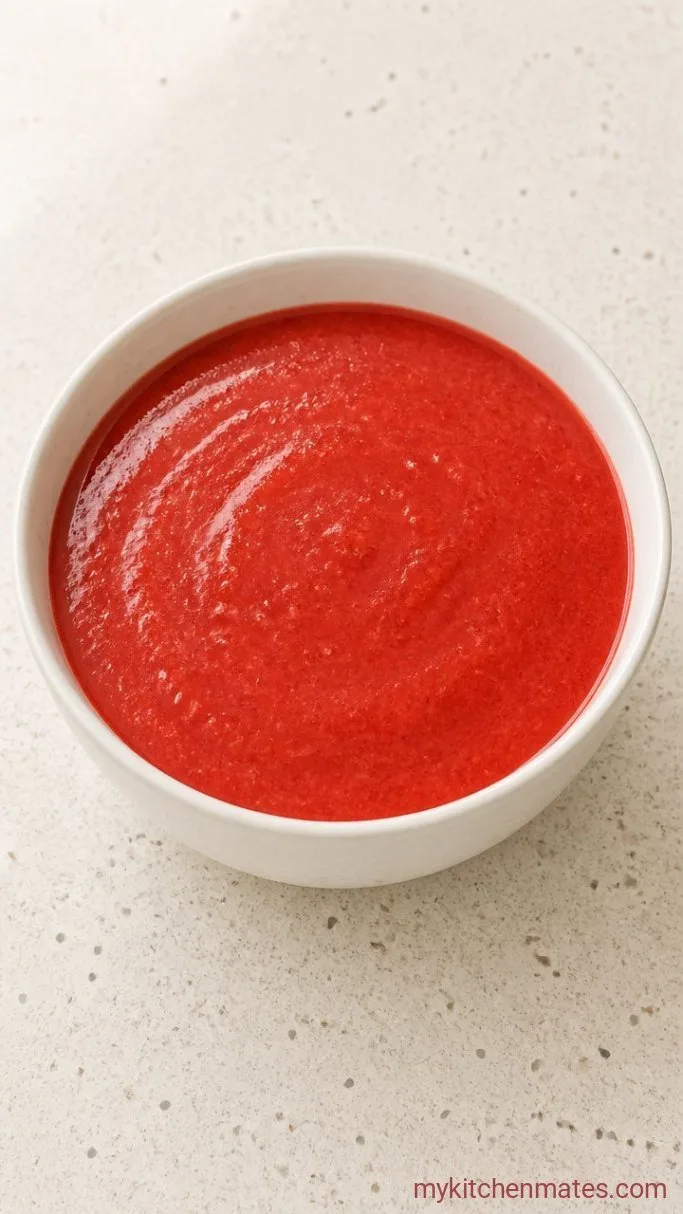Step 1: Puree the Strawberries