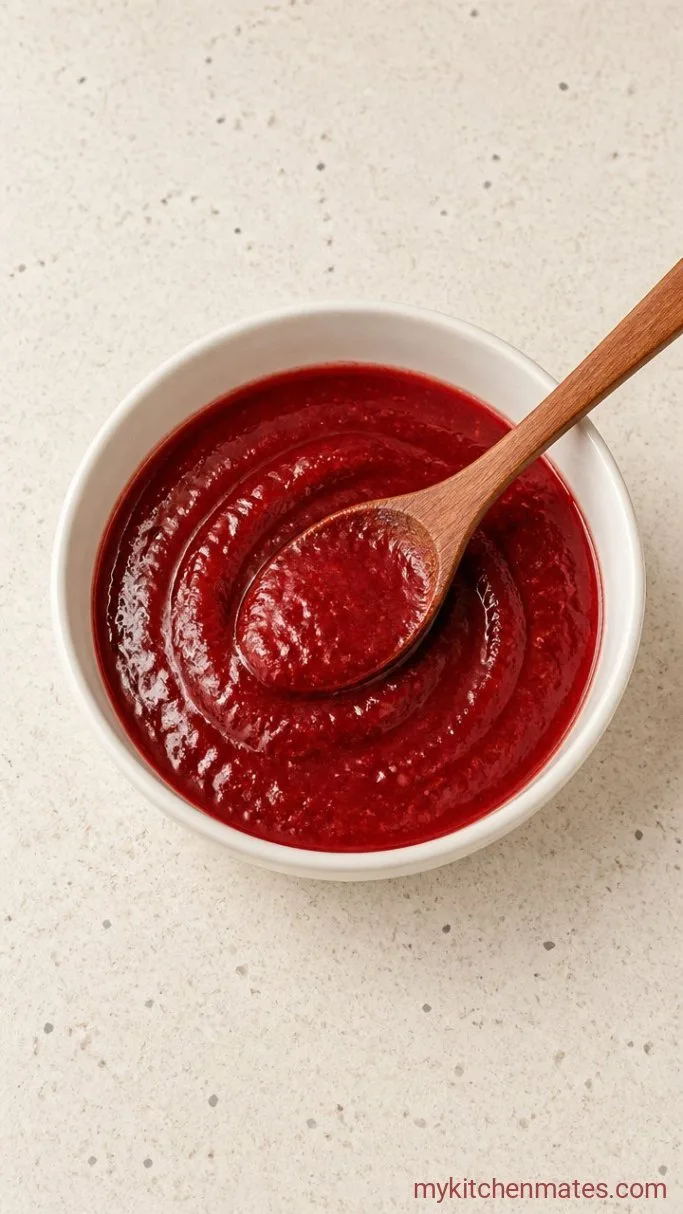 Fresh Strawberry Cake with Cream Cheese Icing Step 1: Reduce the Strawberries