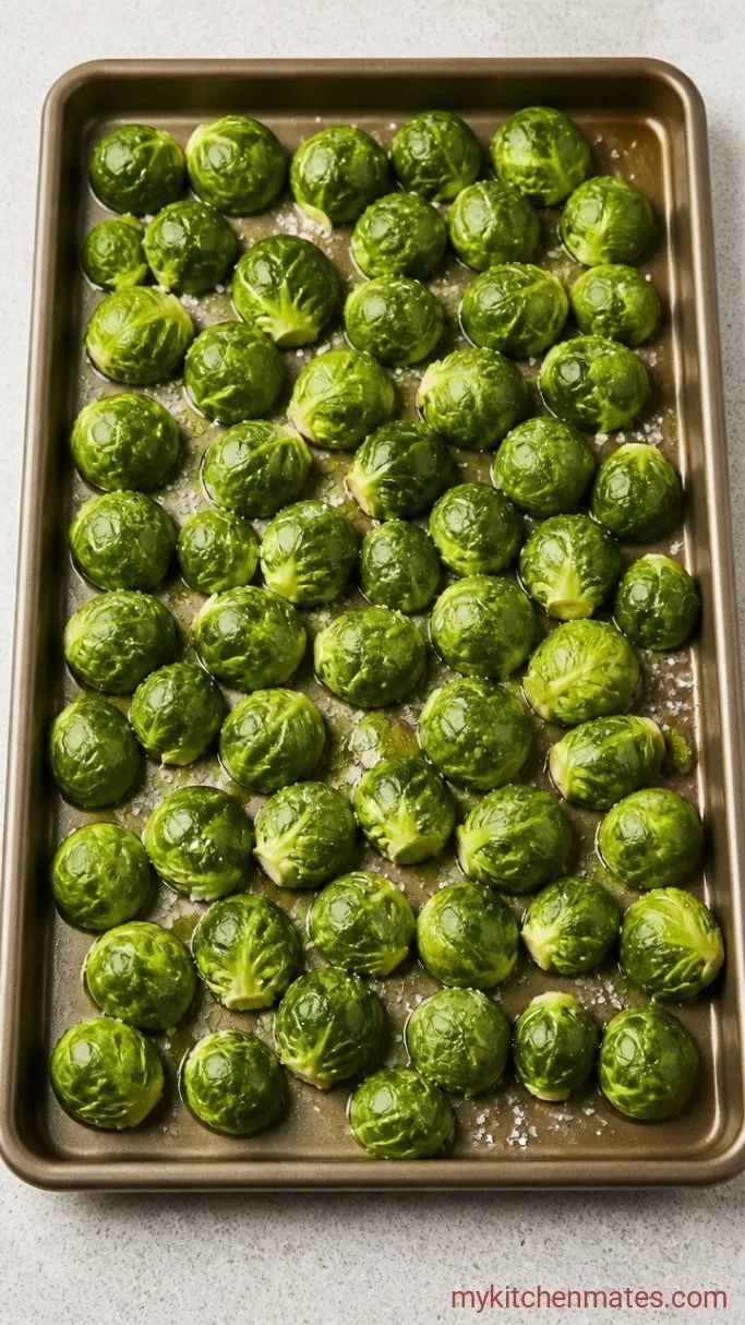 Step 1: Roast the Brussels Sprouts