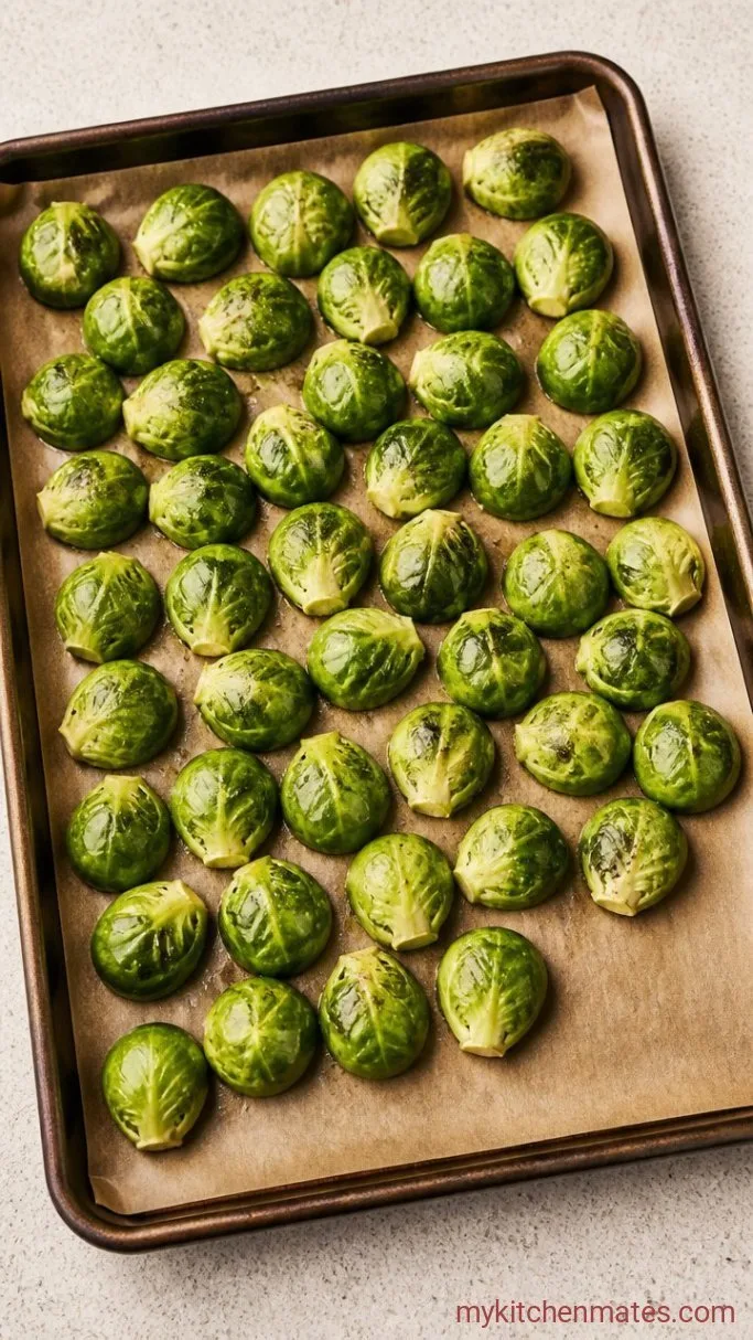 Step 1: Roast the Brussels Sprouts