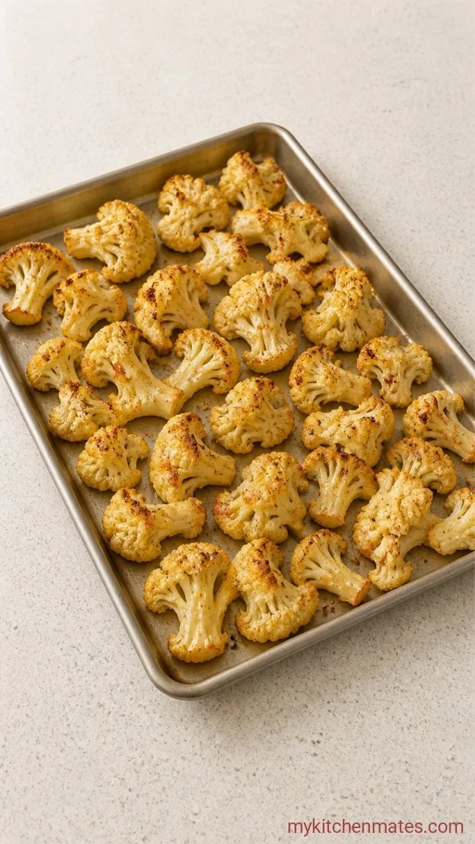 Crispy-Topped Baked Cauliflower Mac and Cheese Step 1: Roast the Cauliflower