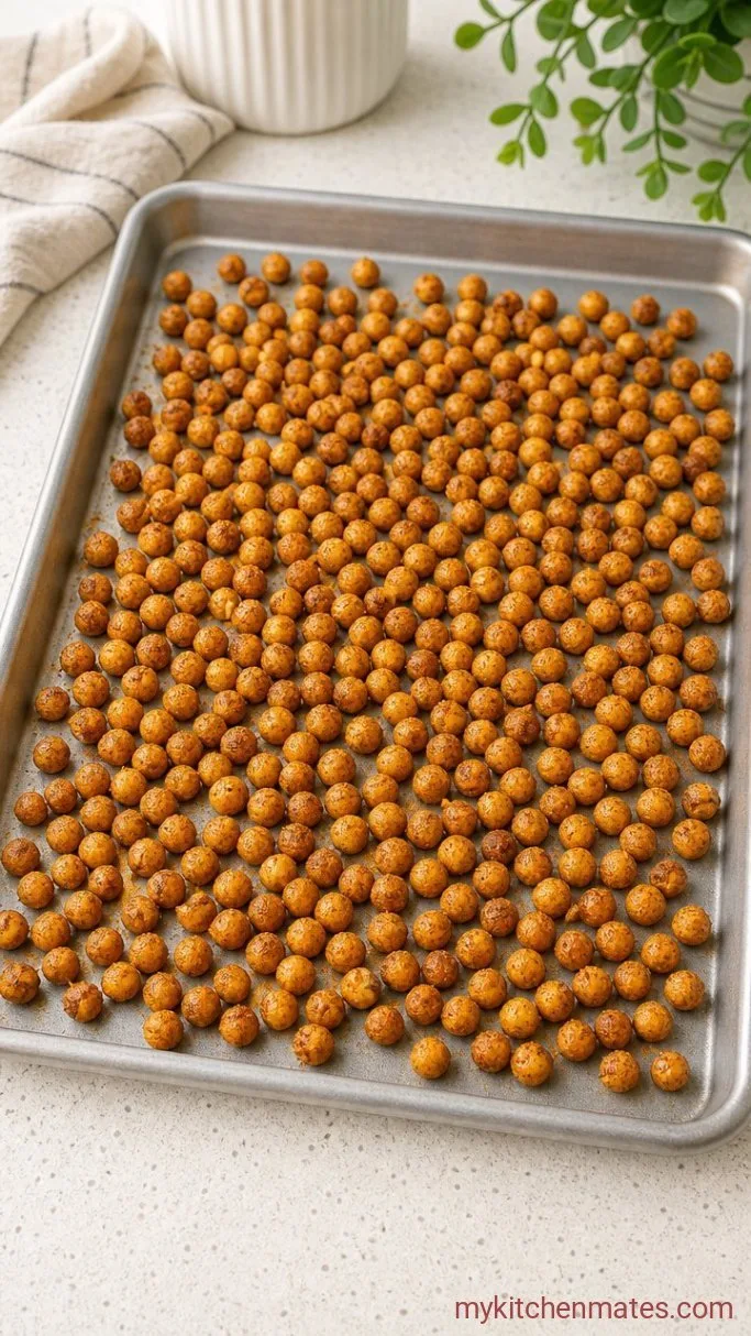 Crunchy Roasted Chickpea Salad with Lemon-Tahini Dressing Step 1: Roast the Chickpeas