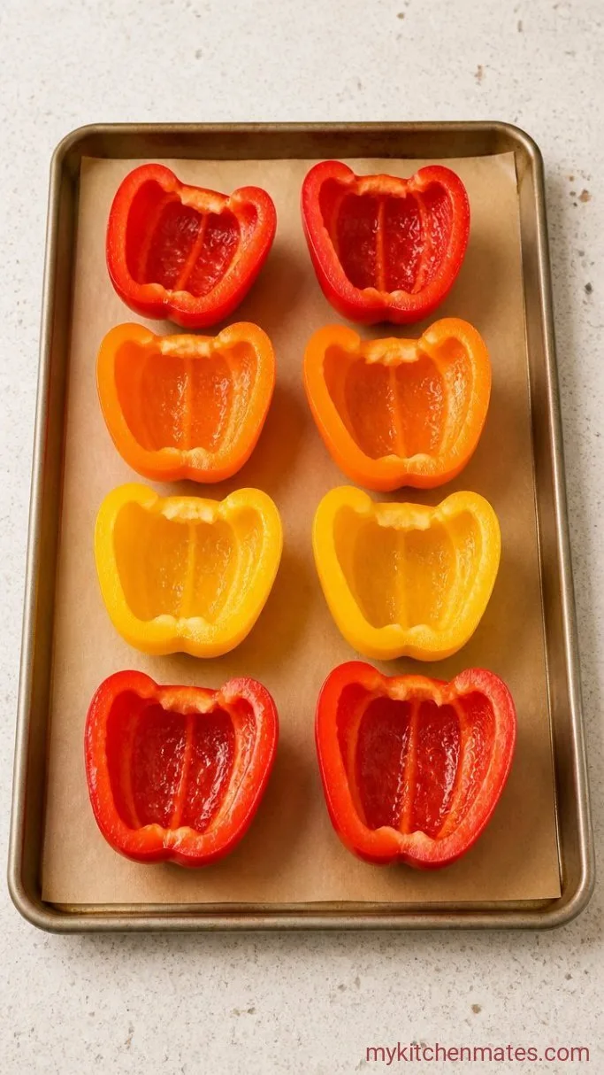 Step 1: Roast the Peppers