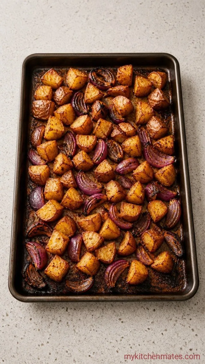 Step 1: Roast the Potatoes and Onions