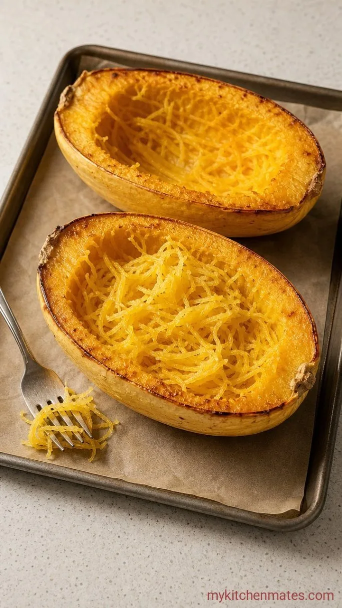 Step 1: Roast the Spaghetti Squash