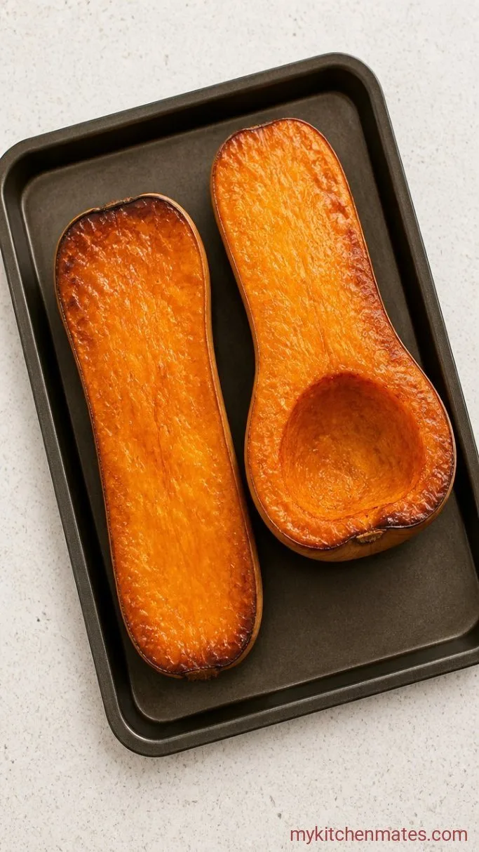 Homemade Butternut Squash Ravioli with Brown Butter and Sage Step 1: Roast the Squash