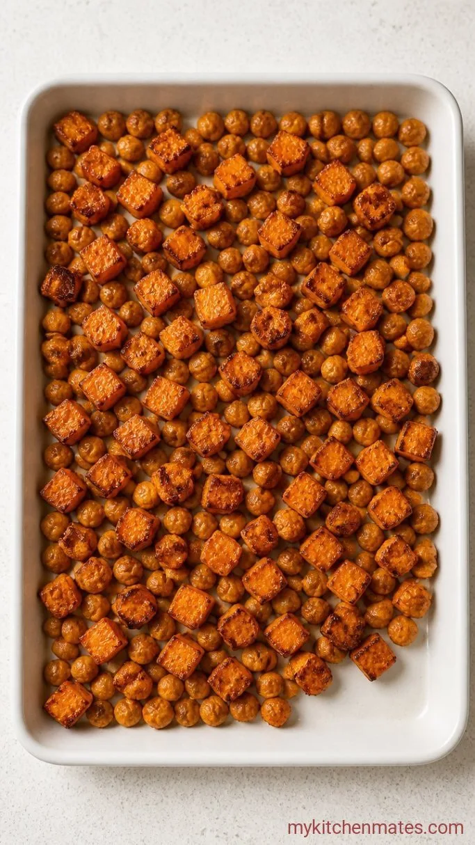 Step 1: Roast the Sweet Potatoes and Chickpeas