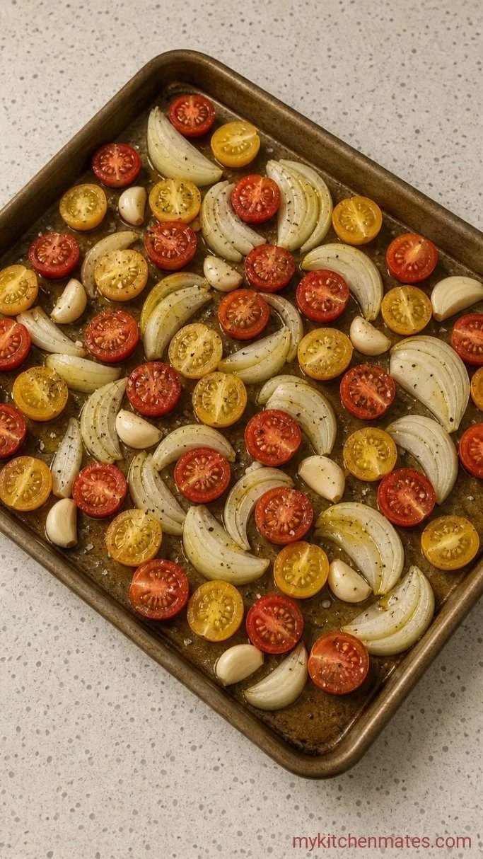 Step 1: Roast the Tomatoes and Aromatics
