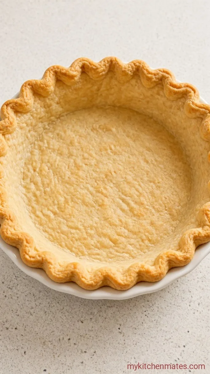 Creamy Pumpkin Custard Pie with a Buttery Crust Step 1: Roll and Par-Bake the Crust