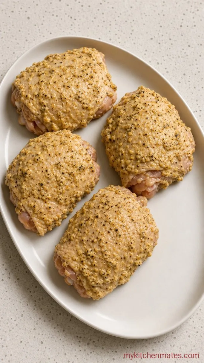 Baked Lemon Pepper Chicken Step 1: Rub the Seasoning onto the Chicken