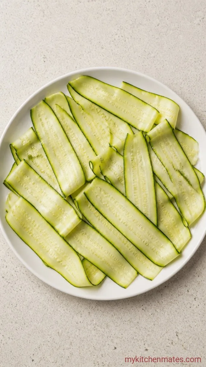 Cheesy Zucchini Lasagna Roll Ups (No Pasta, All Comfort) Step 1: Salt and Dry the Zucchini