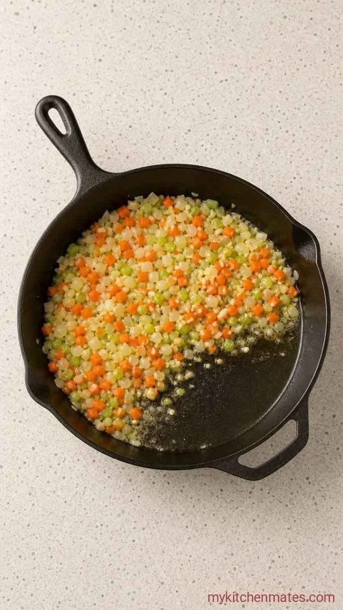 Step 1: Sauté the Aromatics and Vegetables