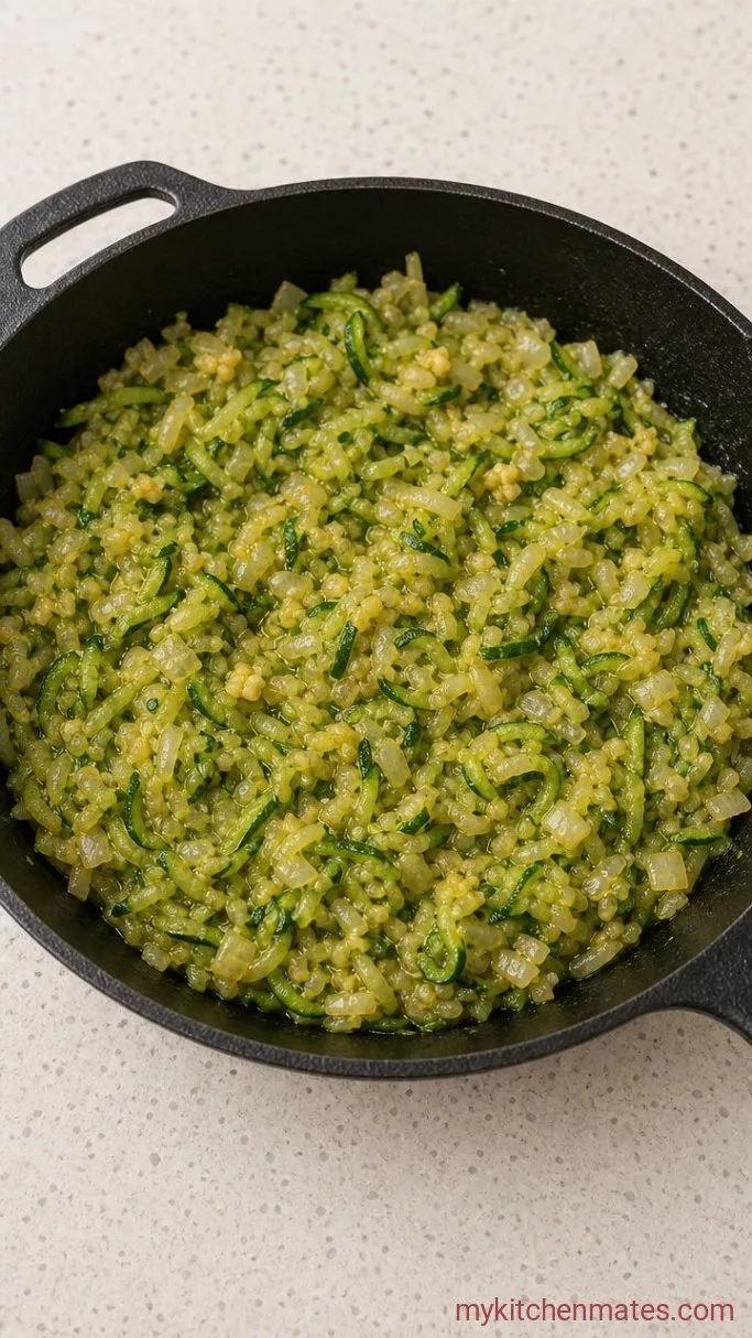 Step 1: Sauté the Aromatics and Zucchini
