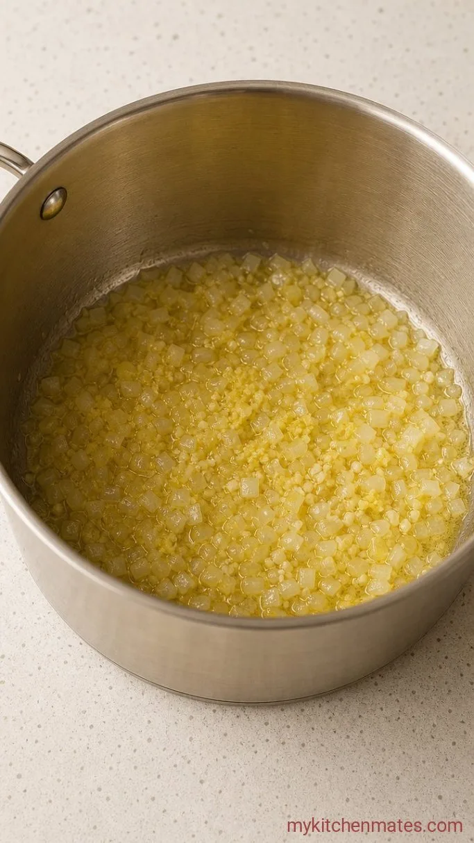 30-Minute Creamy Butter Chicken Soup Step 1: Sauté the Aromatics