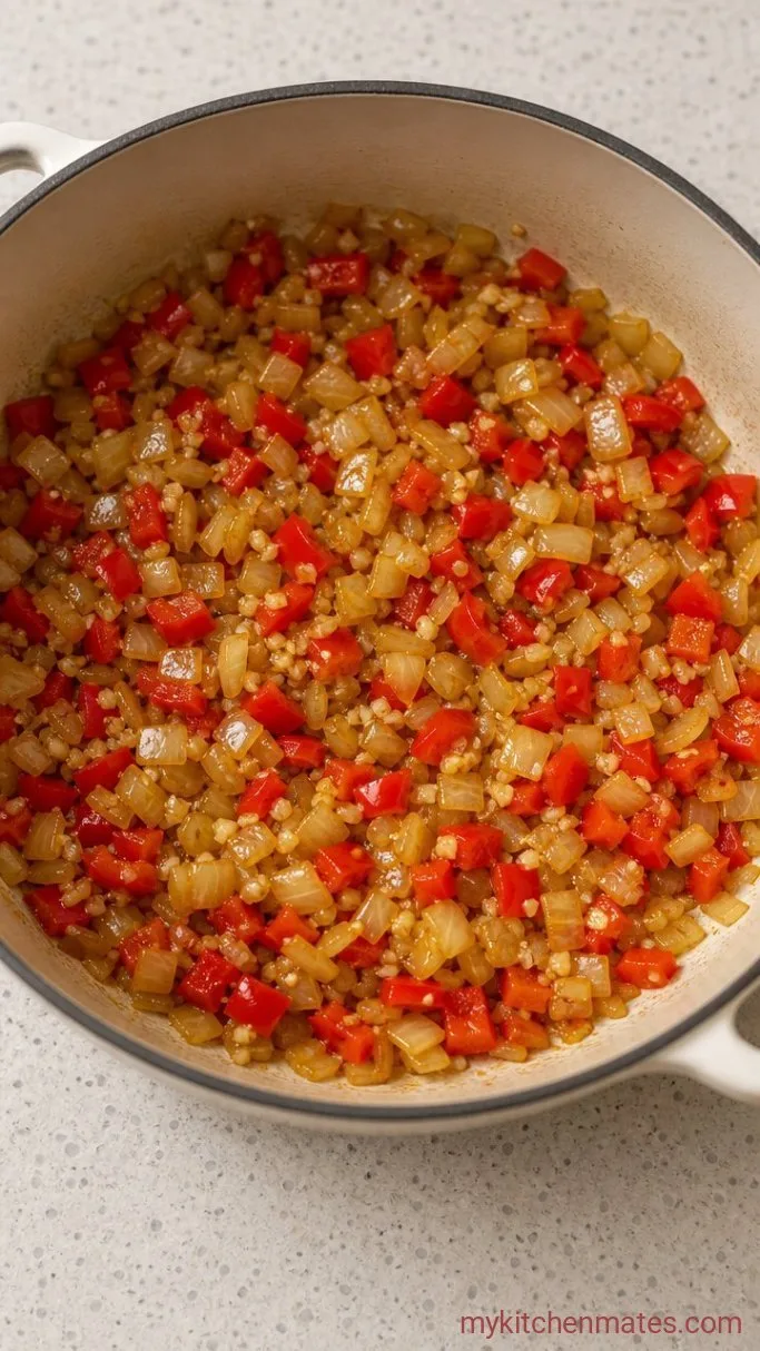 One-Pot Turkey Sweet Potato Chili Step 1: Sauté the Aromatics