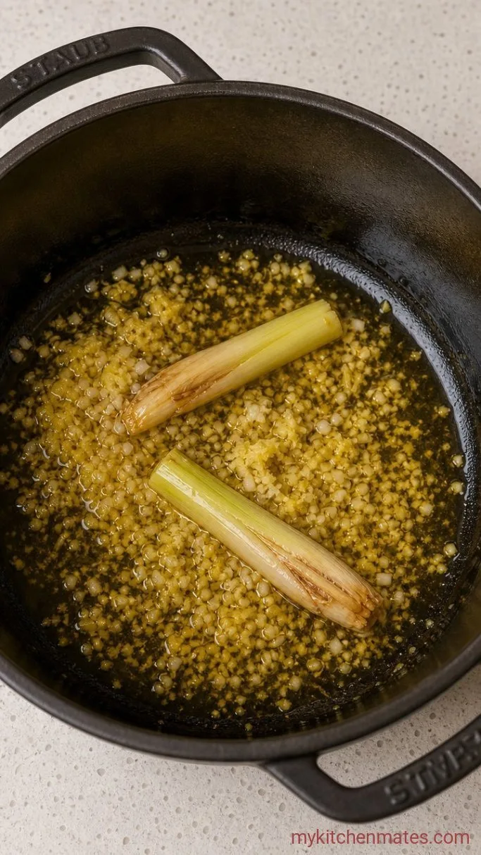30-Minute Thai Shrimp Soup Step 1: Sauté the Aromatics