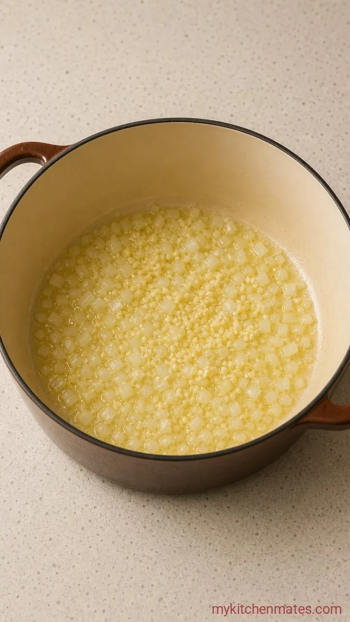 Step 1: Sauté the Aromatics