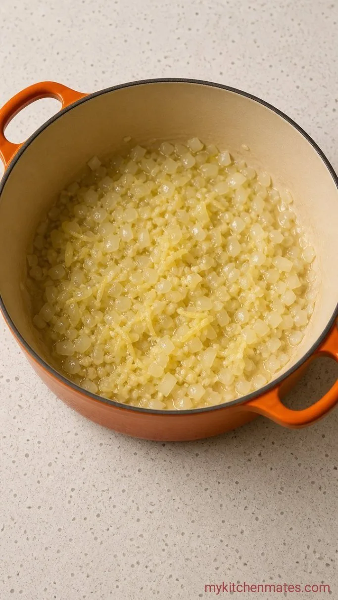 Step 1: Sauté the Aromatics