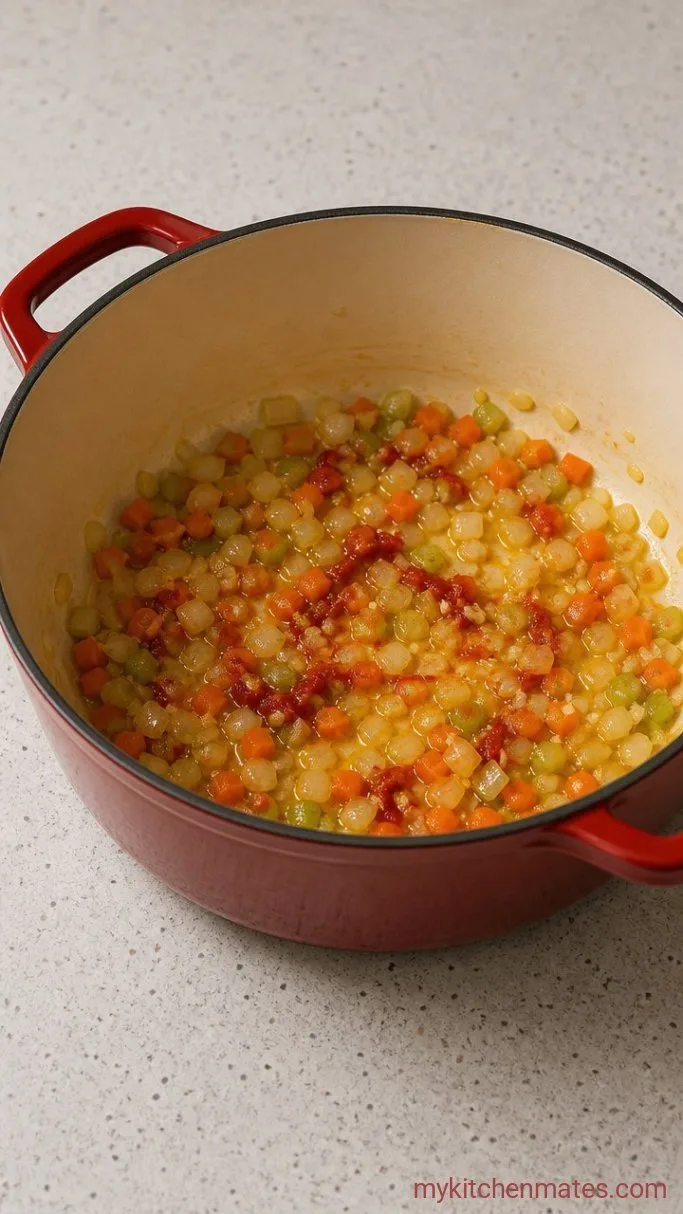 Step 1: Sauté the Aromatics