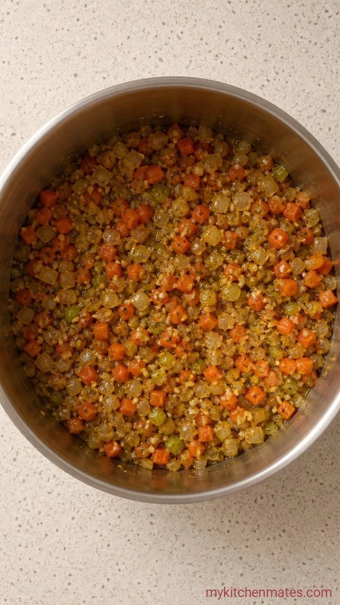 One-Pot Creamy Lemon Lentil Soup Step 1: Sauté the Aromatics