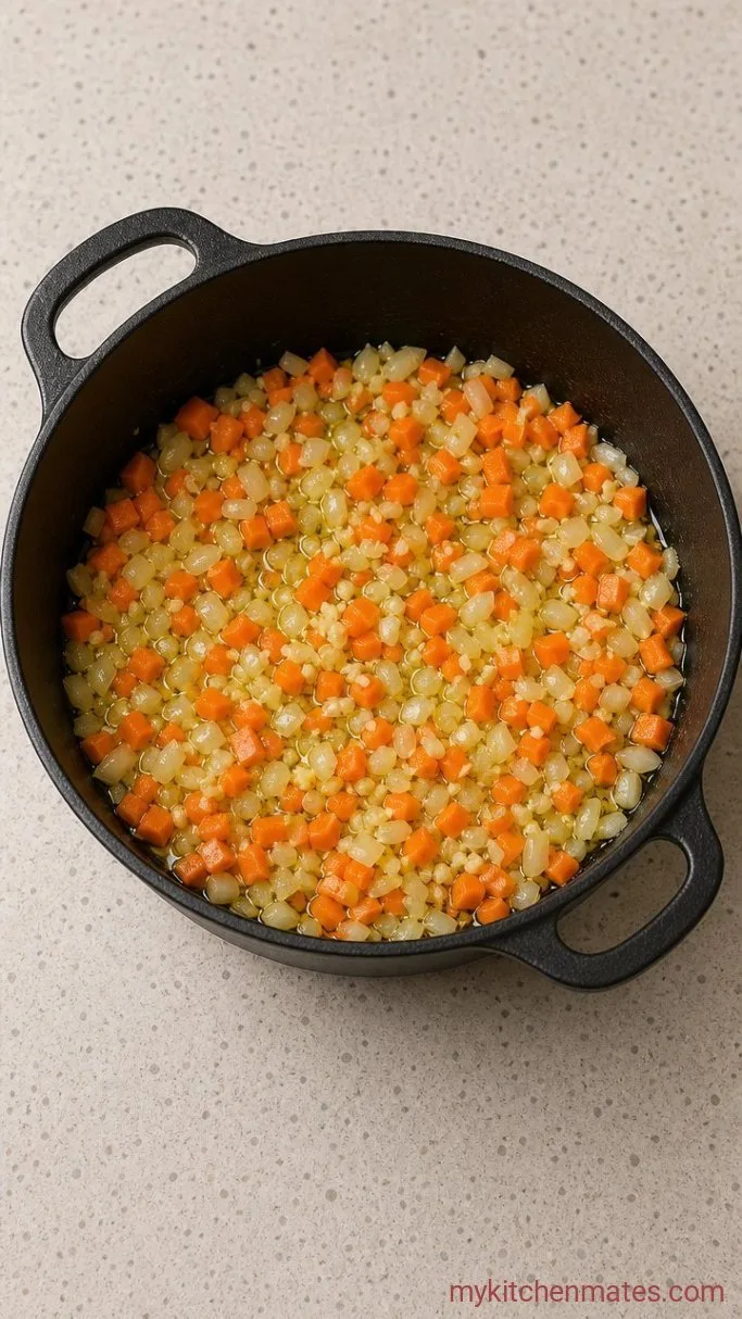 Step 1: Sauté the Aromatics