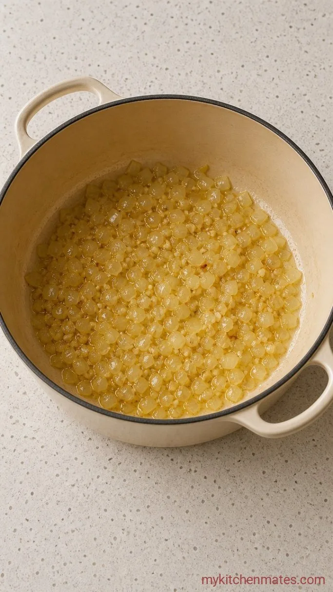 Step 1: Sauté the Aromatics