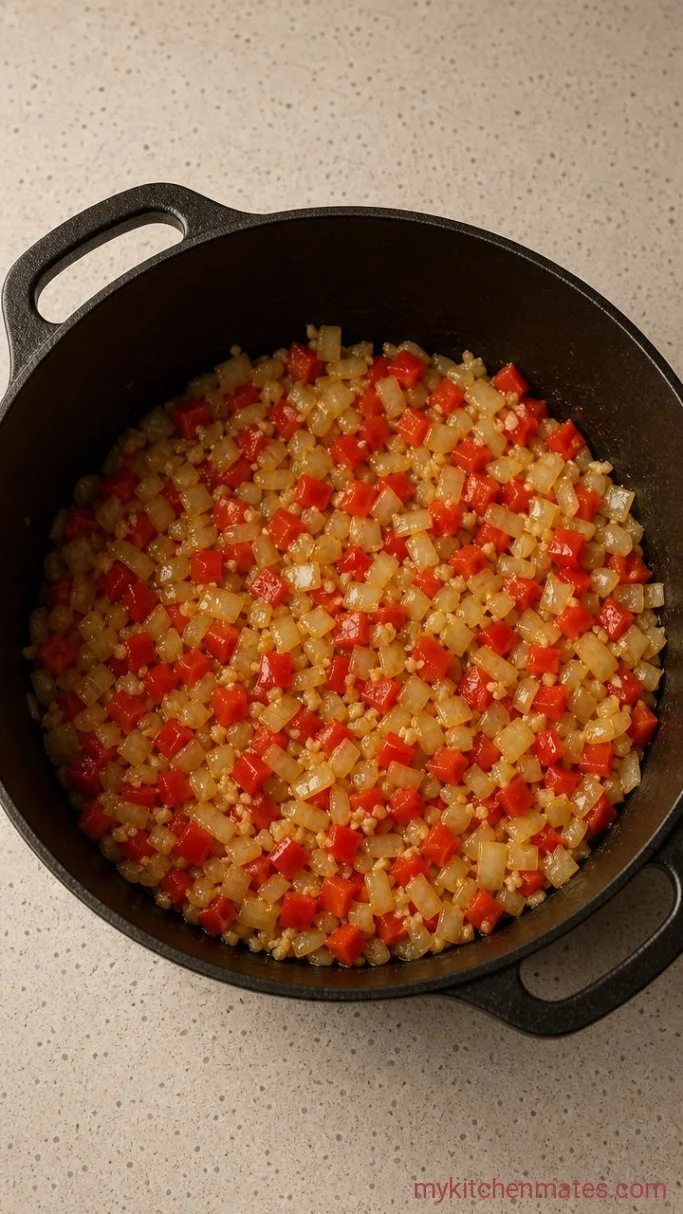 Step 1: Sauté the Aromatics