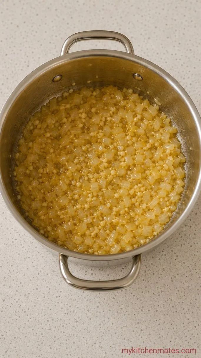 Creamy Weight Watchers Potato Soup (4 WW Points) Step 1: Sauté the Aromatics