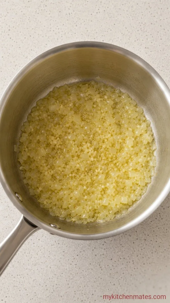 Creamy High Protein Pasta Sauce (Ready in 20 Minutes) Step 1: Sauté the Aromatics